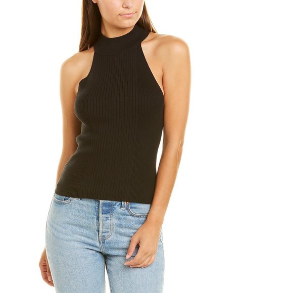 Frame Denim Luxe Halter Silkblend 